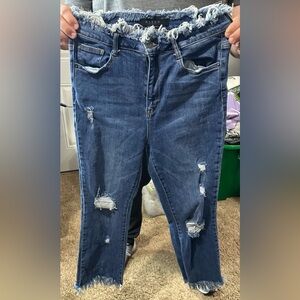 RISEN distressed skinny jeans - size 9/29